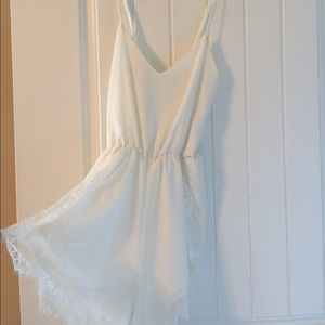 White Lace Romper