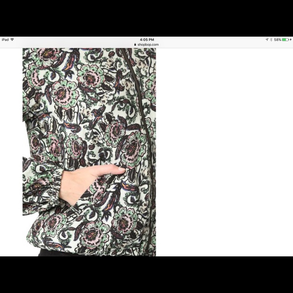 NWT Free People Balloon Sleeve Jacket in Mint - Picture 7 of 8