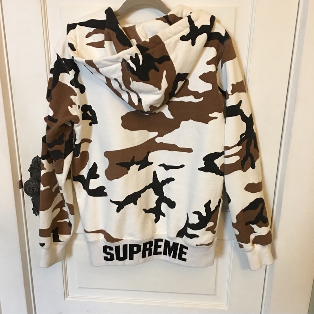 Supreme cow camo zip up hoodie F/W 2016