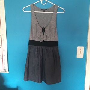 F21 Gray Skater Dress (Size: Small/Petite)