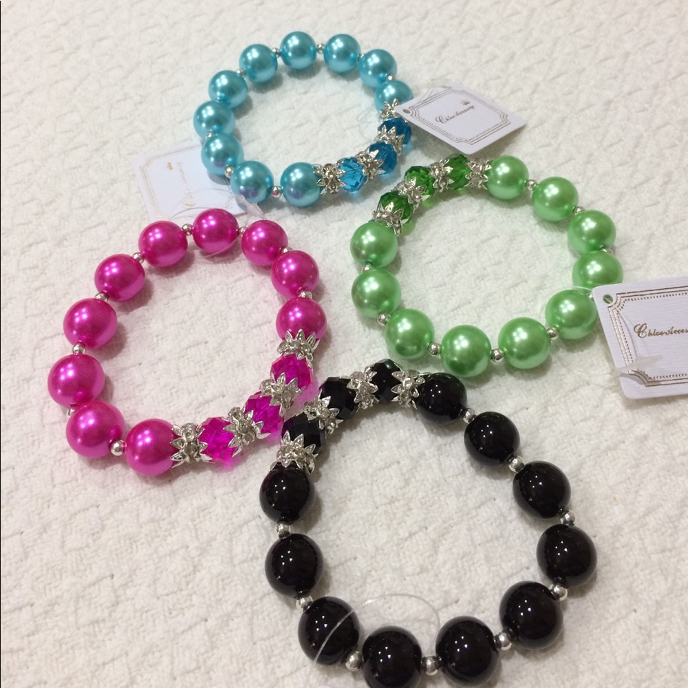 NWT Four stretchy bracelets!