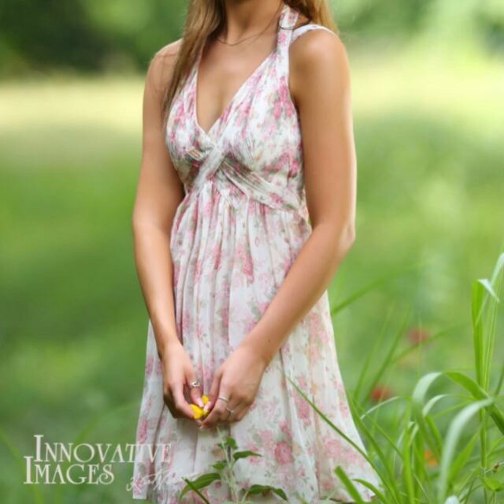 Floral Open Back Sundress