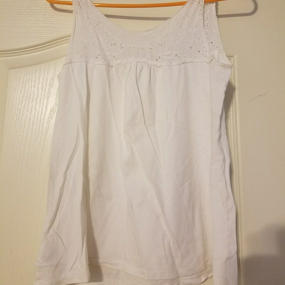 White Babydoll Tank