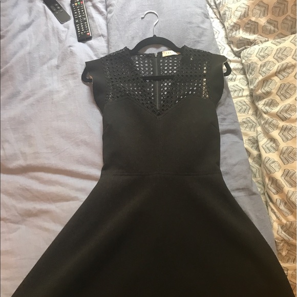 Sandro Dresses & Skirts - Sandro black scuba material dress (size 3)