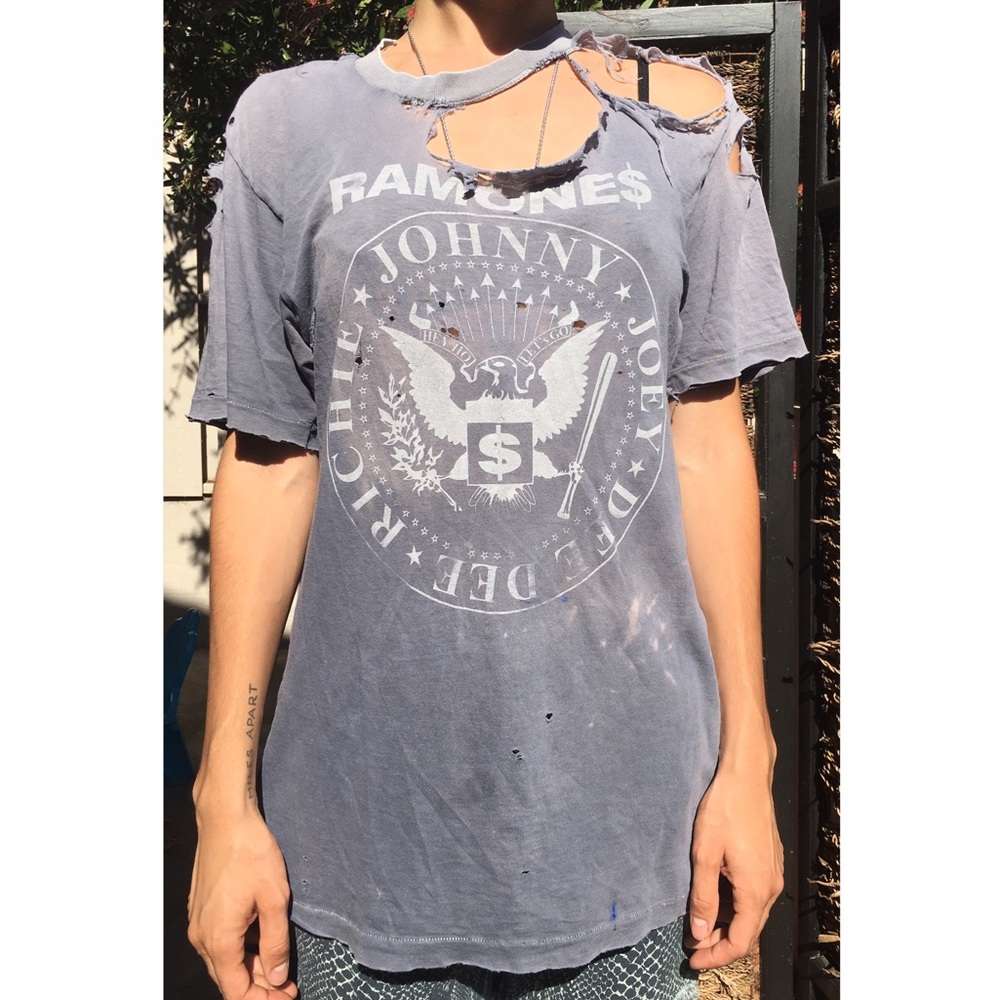 RAMONES 1980s vintage tshirt