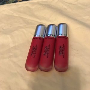 3 Revlon Ultra HD Matte Lipcolor Brand New