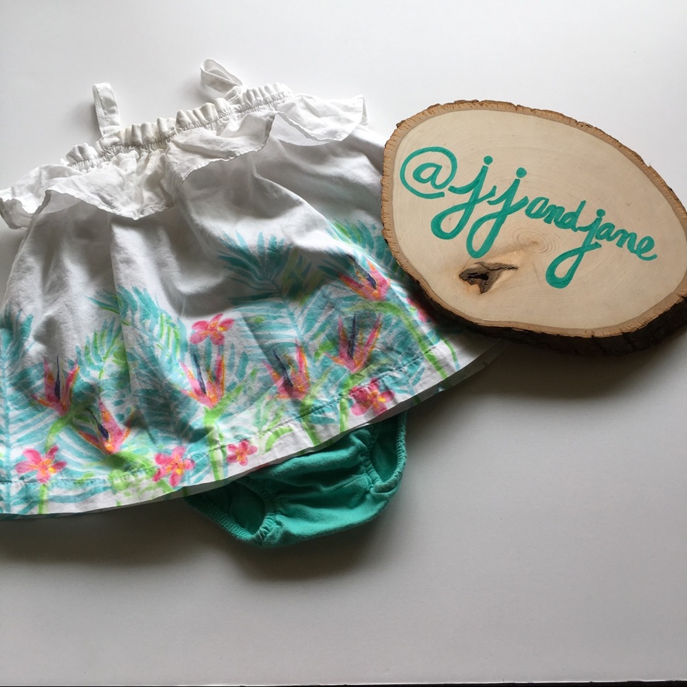 ❌❌sold❌❌Baby Hawaiian Print Dress