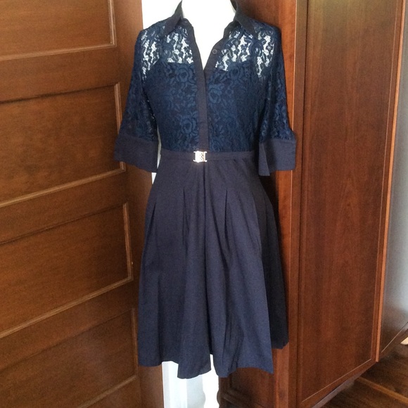 Meikeeer Dresses & Skirts - Navy blue vintage inspired dress