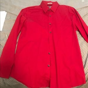 BRAND NEW Red Express Dress Shirt