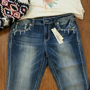 Grace in LA - Easy Fit - Roll Crop Jeans