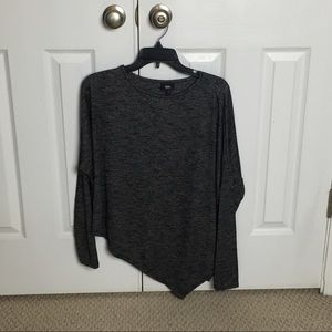 Asymmetrical sweater SZ XS tapered to one side