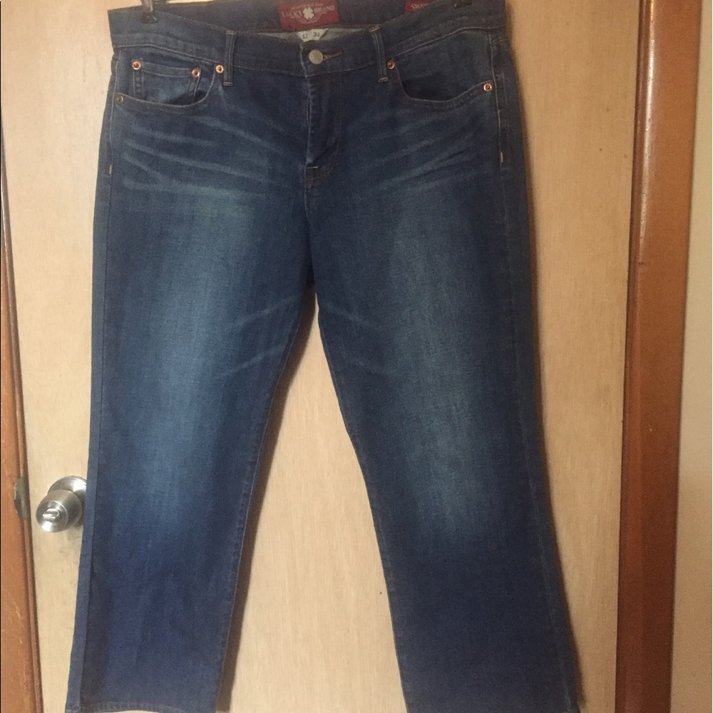 Lucky Brand crop jeans, lightly worn