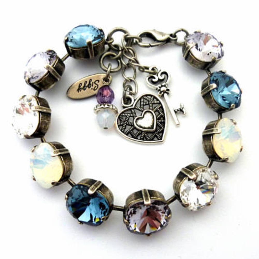 Madly in Mauve 12mm Swarovski Crystal Bracelet