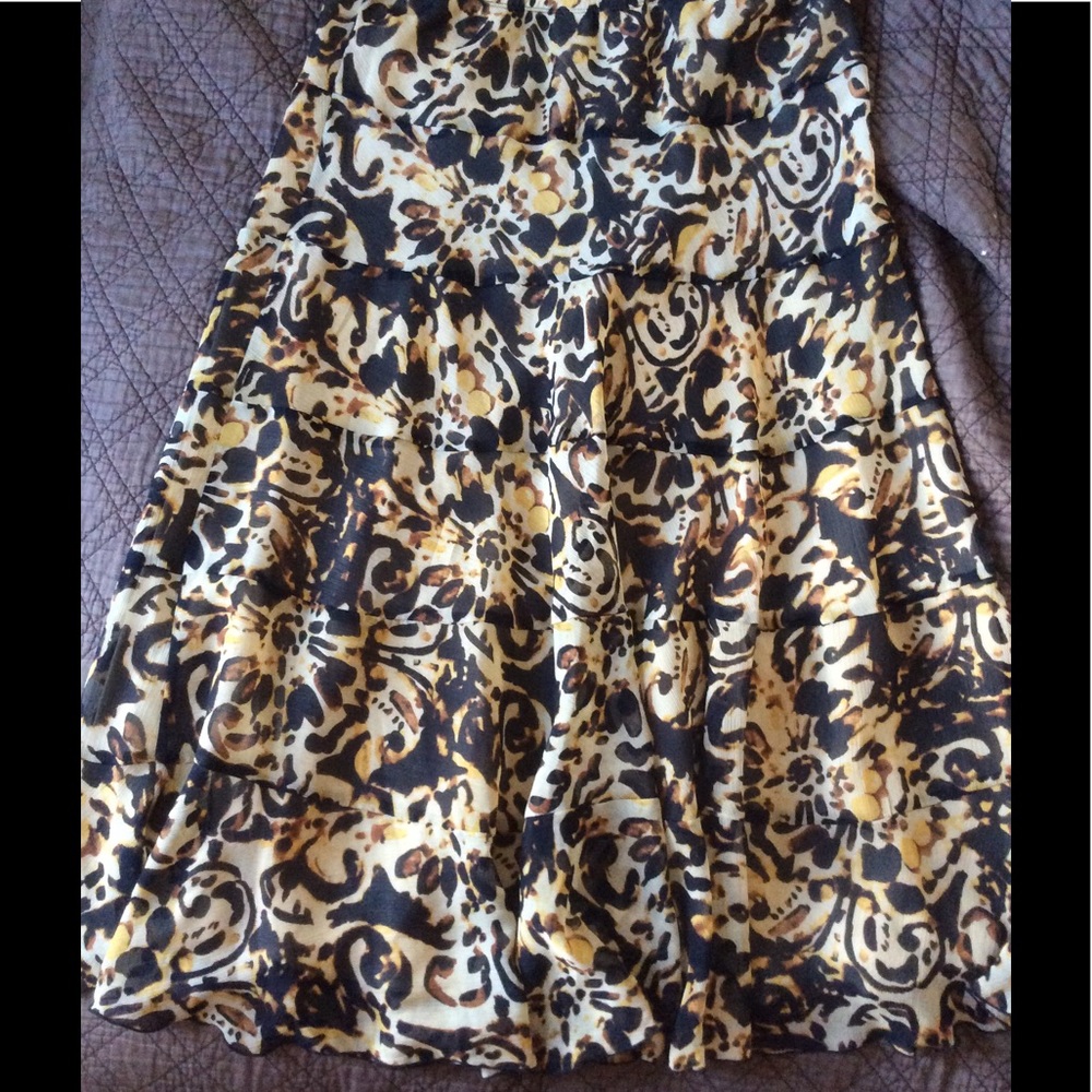 Ruby Rd Animal Print Skirt