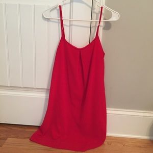 Bright red dress from Lulu's