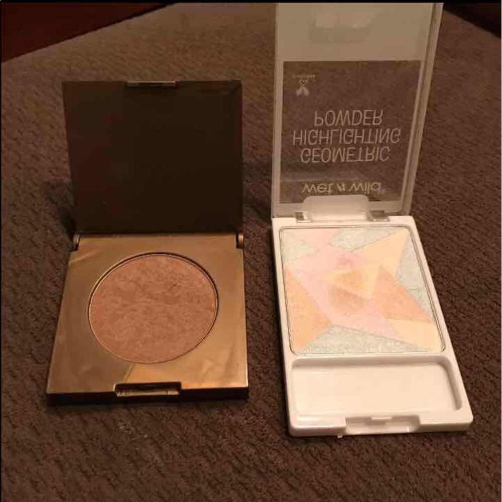 Tarte bronzer and Wetnwild highlighter