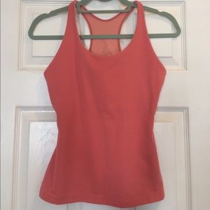 Prana coral yoga top with shelf bra small