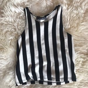 Brandy Melville striped crop tank