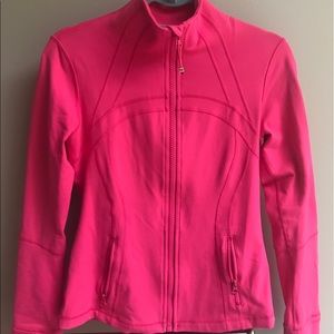Lululemon zip up jacket pink