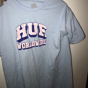 HUF worldwide tee, size L