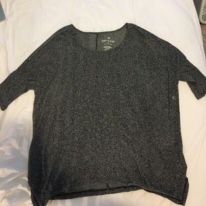 Flowy charcoal shirt