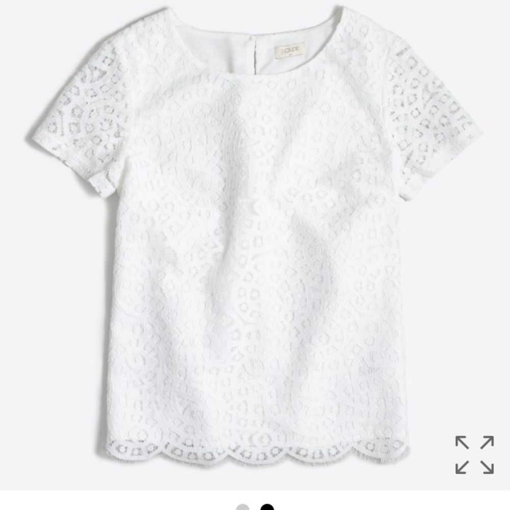 J Crew Factory lace t-shirt