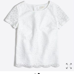 J Crew Factory lace t-shirt