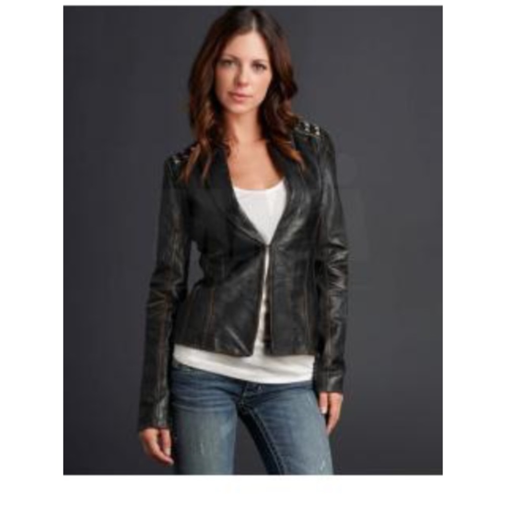 Limited Ed. Affliction Black Premium Coat sz S