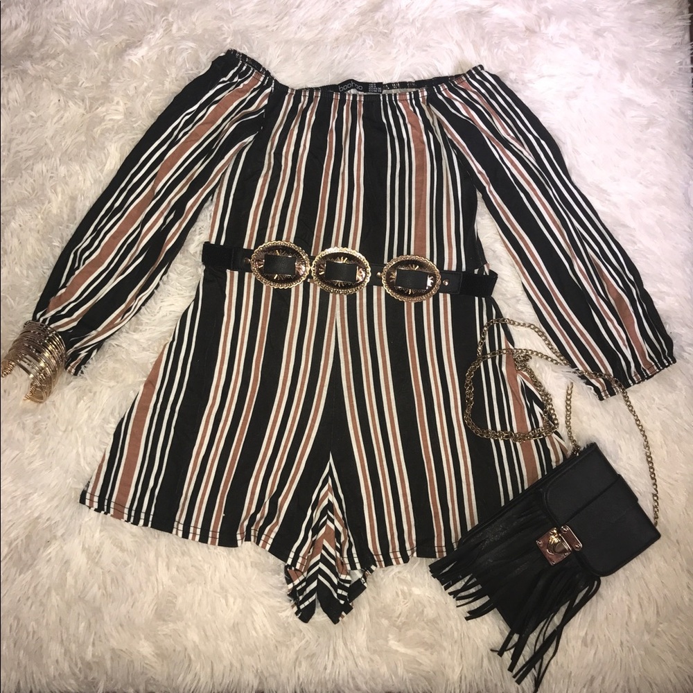 Off the shoulder romper