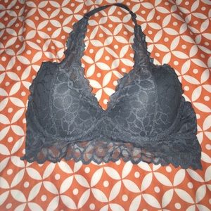 VS pink push-up lace bralette