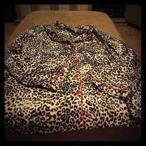 Leopard print pajamas