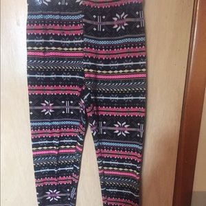 Fleece leggings