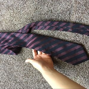 Maroon and Black Tie