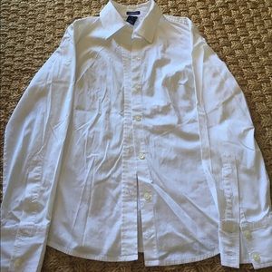 Gap women's white button down shirt