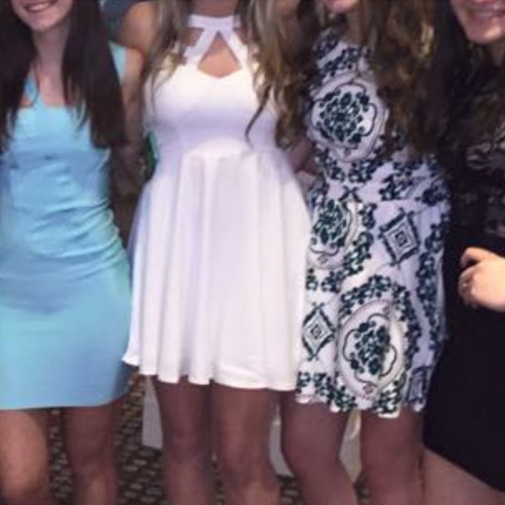 white dress