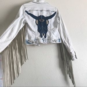 Boho Jean Jacket
