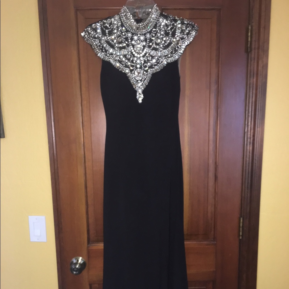 SOLD Black Jasz Couture Dress