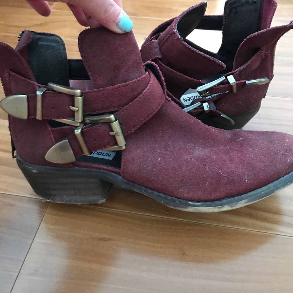Steve Madden Buckle Booties