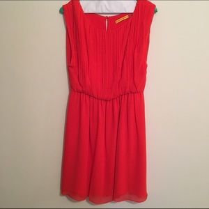 Alice & Olivia bright orange dress. Size L