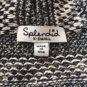 Splendid brand dolman striped cardigan