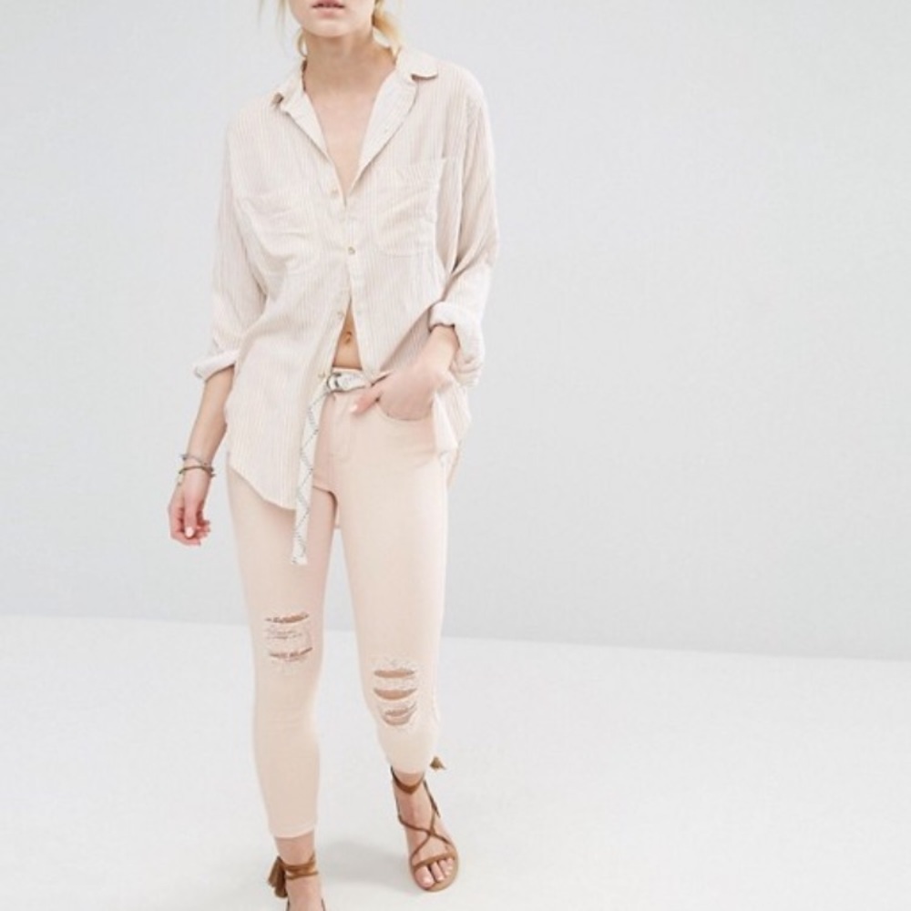 NWT Petite Skinny Ankle Grazer Jeans