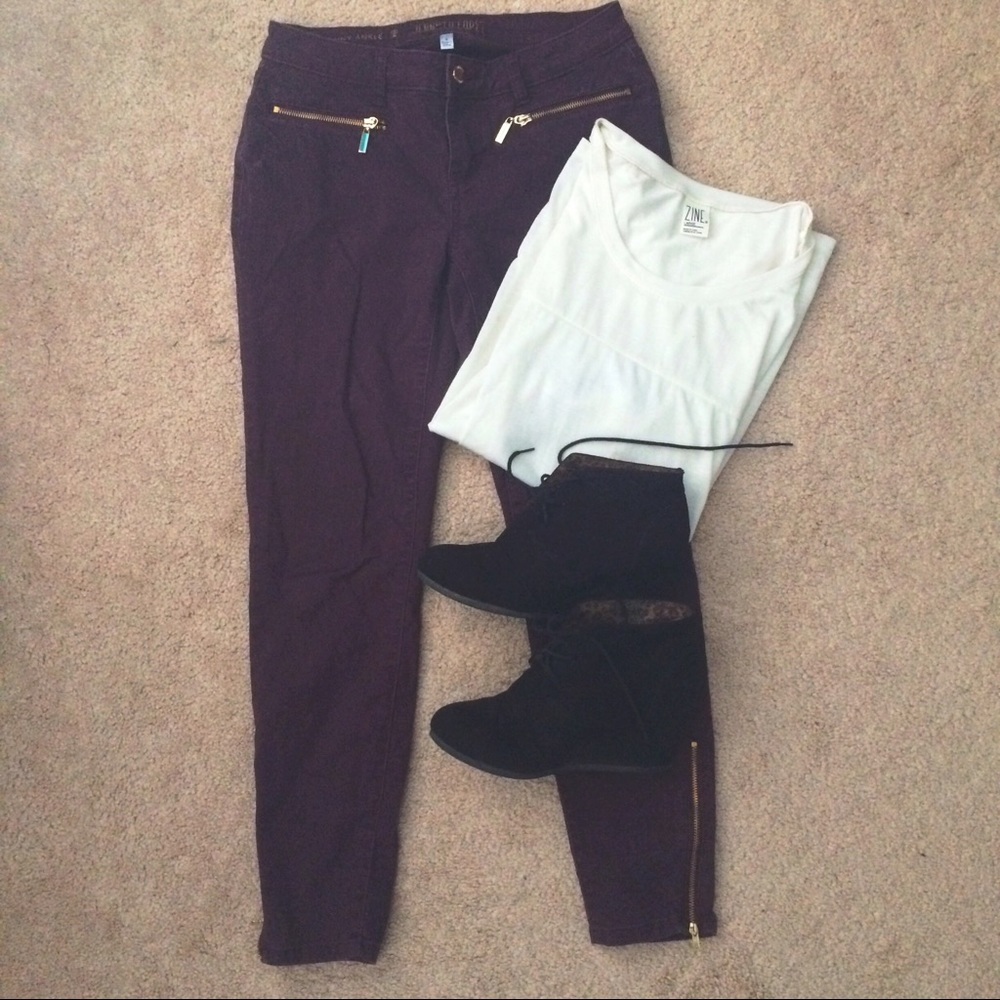 JLO ZIPPER JEGGINGS