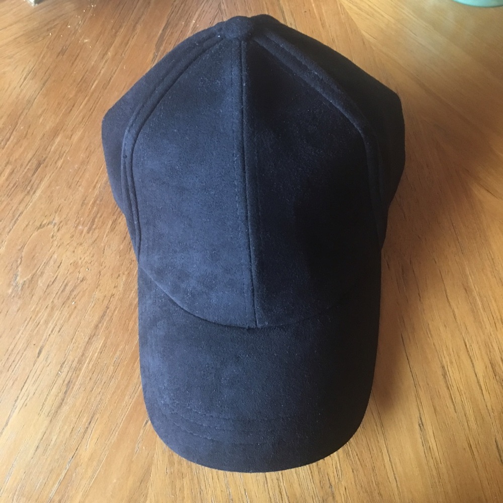 Black Suede Cap
