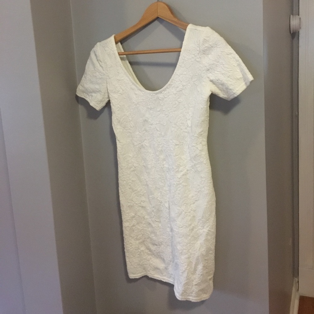 White bodycon dress NWT