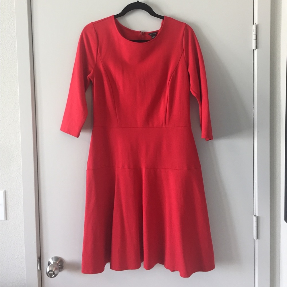 Ann Taylor red dress