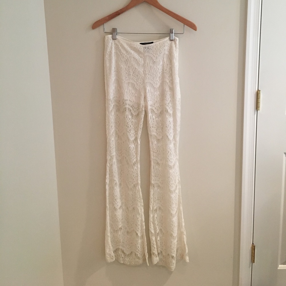 Boho Lace Flared Boot Pant