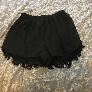 Fringe shorts!