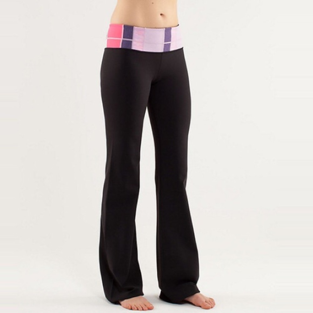 Lululemon Groove Yoga Pants Flare Sz 4 Long Tall