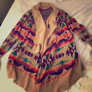 Tribal print sweater