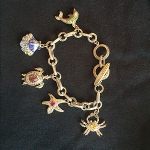 Silver Beach Charm Bracelet